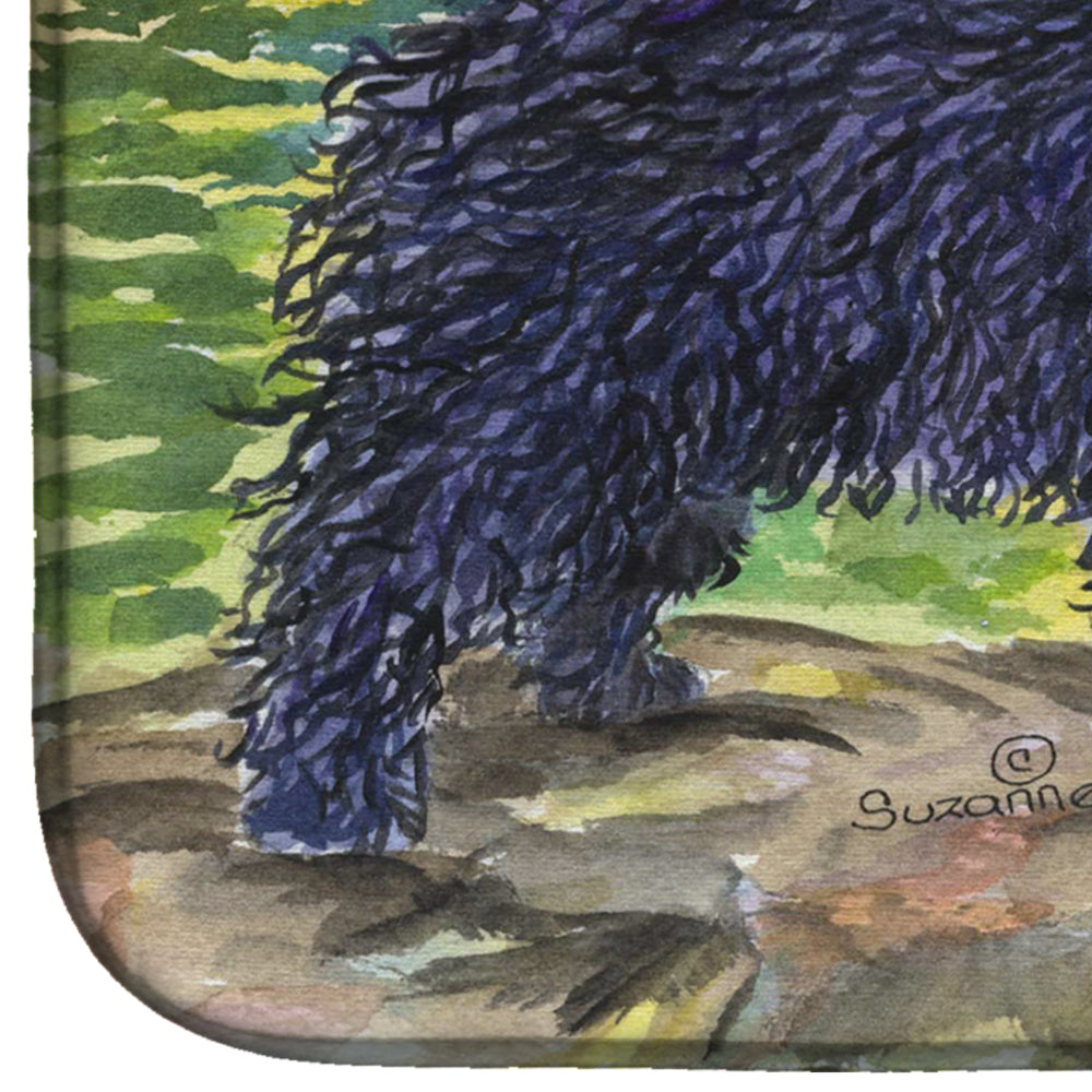 Puli Dish Drying Mat Absorbent Dish Drying Mat Pad for Kitchen Counter Dish Drainer Mat for Countertop, 14 x 21", Multicolor