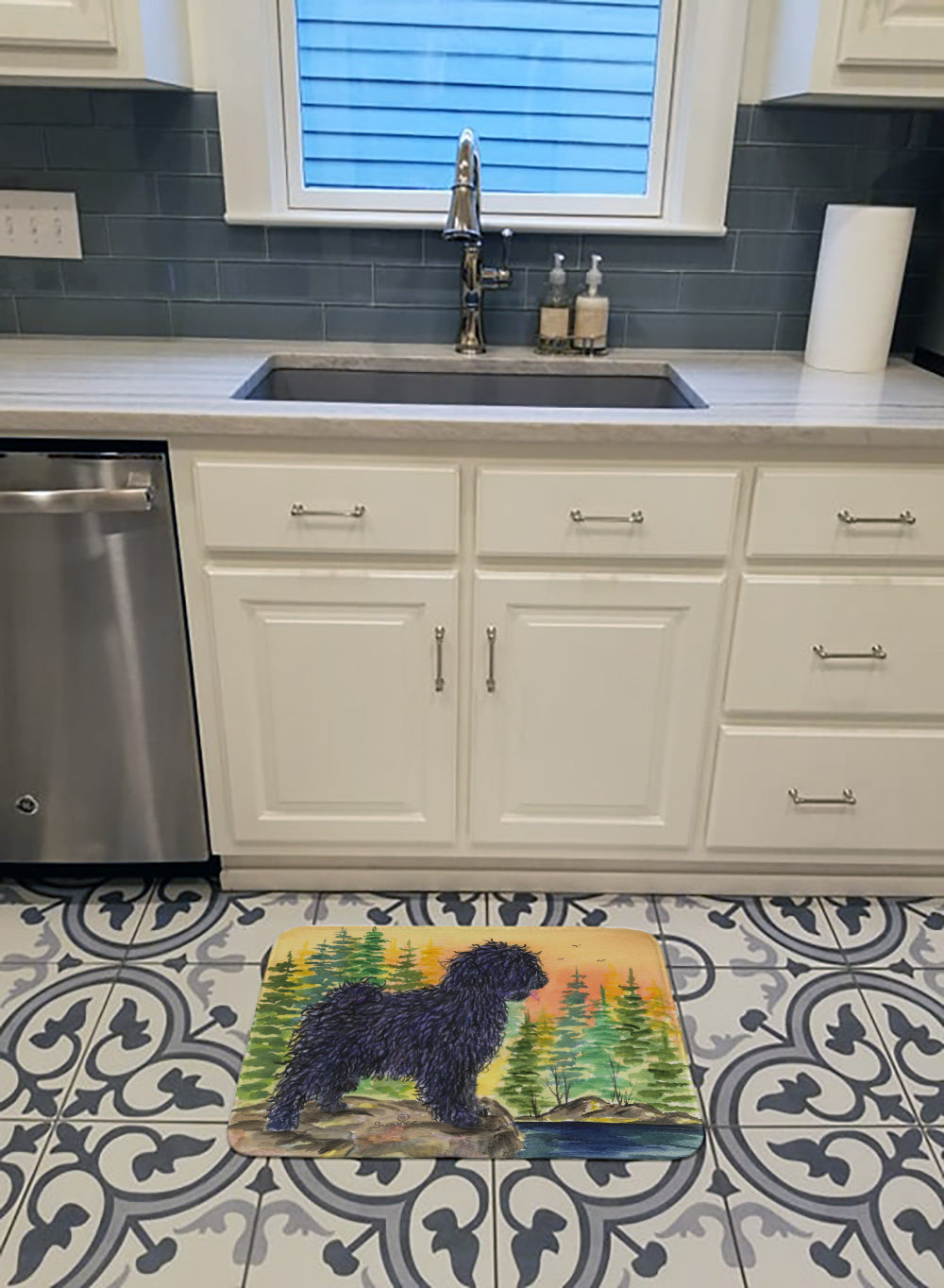 Puli Memory Foam Kitchen Mat Machine Washable Anti-Fatigue Cushion Comfort Bath or Kitchen Rug
