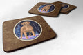 Starry Night Chesapeake Bay Retriever Foam Coasters Set of 4 Cup Coasters for Indoor Outdoor, Tabletop Protection, Anti Slip, Mouse pad Material