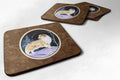 Starry Night Australian Shepherd Foam Coasters Set of 4 Cup Coasters for Indoor Outdoor, Tabletop Protection, Anti Slip, Mouse pad Material