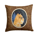 Starry Night Brussels Griffon Decorative Throw Pillow 14x14 Indoor Outdoor Accent Cushion, Fabric Cover with Insert for Sofa, Bed, Porch & Living Room