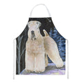 Starry Night Wheaten Terrier Soft Coated Apron Cooking Kitchen Server Baking Crafts Gardening for Adult Women Men, Unisex, Large, Multicolor