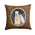 Starry Night Wheaten Terrier Soft Coated Decorative Throw Pillow 14x14 Indoor Outdoor Accent Cushion, Fabric Cover with Insert for Sofa, Bed, Porch & Living Room