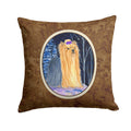 Starry Night Yorkie Decorative Throw Pillow 14x14 Indoor Outdoor Accent Cushion, Fabric Cover with Insert for Sofa, Bed, Porch & Living Room