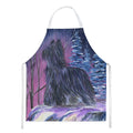 Starry Night Briard Apron Cooking Kitchen Server Baking Crafts Gardening for Adult Women Men, Unisex, Large, Multicolor