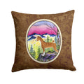 Basenji Decorative Throw Pillow 14x14 Indoor Outdoor Accent Cushion, Fabric Cover with Insert for Sofa, Bed, Porch & Living Room