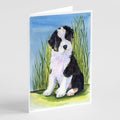 Australian Shepherd Greeting Cards Pack of 8 Blank Cards with Envelopes Whimsical A7 Size 5x7