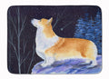 Starry Night Corgi Memory Foam Kitchen Mat Machine Washable Anti-Fatigue Cushion Comfort Bath or Kitchen Rug