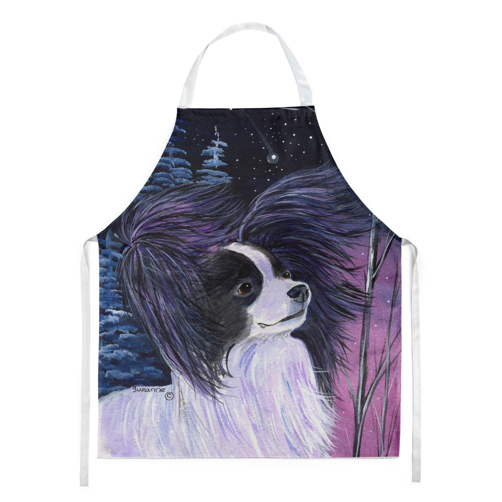 Starry Night Papillon Apron Cooking Kitchen Server Baking Crafts Gardening for Adult Women Men, Unisex, Large, Multicolor