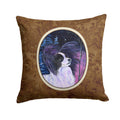 Starry Night Papillon Decorative Throw Pillow 14x14 Indoor Outdoor Accent Cushion, Fabric Cover with Insert for Sofa, Bed, Porch & Living Room