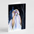 Starry Night Shih Tzu Greeting Cards Pack of 8 Blank Cards with Envelopes Whimsical A7 Size 5x7