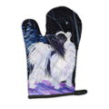 Starry Night Papillon Oven Mitt Heat Resistant Thick Oven Mitt for Hot Pans and Oven, Kitchen Mitt Protect Hands, Cooking Baking Glove