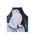 Starry Night American Eskimo Apron Cooking Kitchen Server Baking Crafts Gardening for Adult Women Men, Unisex, Large, Multicolor