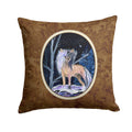 Starry Night Chinese Crested Decorative Throw Pillow 14x14 Indoor Outdoor Accent Cushion, Fabric Cover with Insert for Sofa, Bed, Porch & Living Room