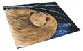 Starry Night Sussex Spaniel Cutting Board Tempered Glass Kitchen Cutting Surface, Heat Resistant Chopping, Non-Slip Feet, Food Prep & Serving