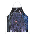 Starry Night Bouvier des Flandres Apron Cooking Kitchen Server Baking Crafts Gardening for Adult Women Men, Unisex, Large, Multicolor