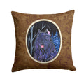 Starry Night Bouvier des Flandres Decorative Throw Pillow 14x14 Indoor Outdoor Accent Cushion, Fabric Cover with Insert for Sofa, Bed, Porch & Living Room