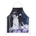 Starry Night Portuguese Water Dog Apron Cooking Kitchen Server Baking Crafts Gardening for Adult Women Men, Unisex, Large, Multicolor