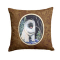 Starry Night Keeshond Decorative Throw Pillow 14x14 Indoor Outdoor Accent Cushion, Fabric Cover with Insert for Sofa, Bed, Porch & Living Room