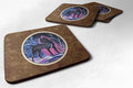 Starry Night Cane Corso Foam Coasters Set of 4 Cup Coasters for Indoor Outdoor, Tabletop Protection, Anti Slip, Mouse pad Material
