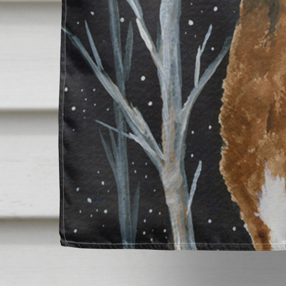 Starry Night Chesapeake Bay Retriever House Flag 28x40 Porch Sleeve Pole Decorative Outside Yard Banner Artwork Wall Hanging, Polyester