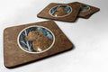 Starry Night Chesapeake Bay Retriever Foam Coasters Set of 4 Cup Coasters for Indoor Outdoor, Tabletop Protection, Anti Slip, Mouse pad Material