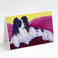 Papillon Greeting Cards Pack of 8 Blank Cards with Envelopes Whimsical A7 Size 5x7