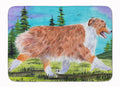 Australian Shepherd Memory Foam Kitchen Mat Machine Washable Anti-Fatigue Cushion Comfort Bath or Kitchen Rug
