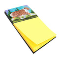 Australian Shepherd Watercolor Sticky Note Holder Refillable Dispenser Desk Accessory 3x3 Pad Gift