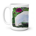 Keeshond Ceramic Coffee Mug 15 oz Decorative Large C Handle Mug Cup for Tea, Cocoa Hot Chocolate