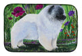 Keeshond Dish Drying Mat Absorbent Dish Drying Mat Pad for Kitchen Counter Dish Drainer Mat for Countertop, 14 x 21", Multicolor