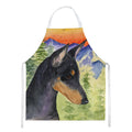 Manchester Terrier Apron Cooking Kitchen Server Baking Crafts Gardening for Adult Women Men, Unisex, Large, Multicolor