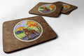 Chesapeake Bay Retriever Foam Coasters Set of 4 Cup Coasters for Indoor Outdoor, Tabletop Protection, Anti Slip, Mouse pad Material