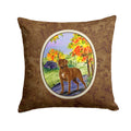 Chesapeake Bay Retriever Decorative Throw Pillow 14x14 Indoor Outdoor Accent Cushion, Fabric Cover with Insert for Sofa, Bed, Porch & Living Room