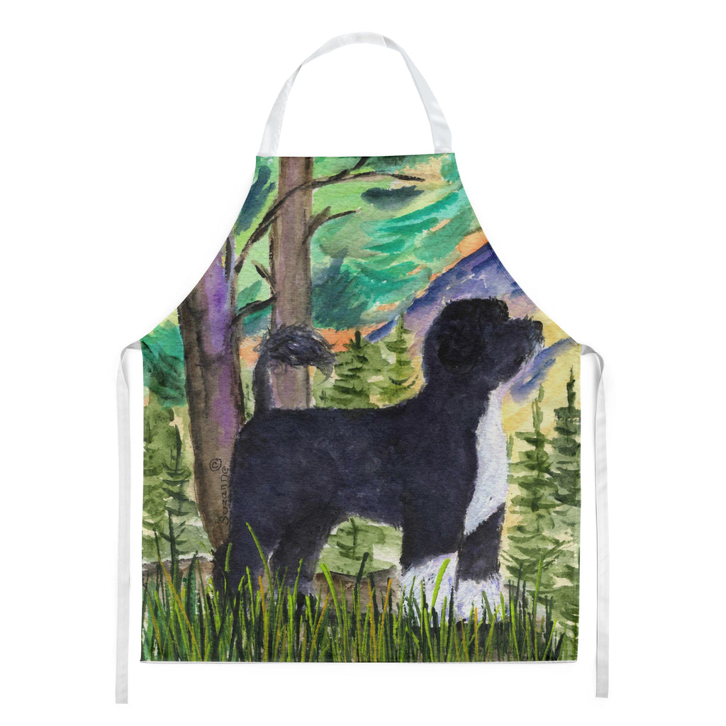 Portuguese Water Dog Apron Cooking Kitchen Server Baking Crafts Gardening for Adult Women Men, Unisex, Large, Multicolor