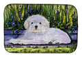 Coton de Tulear Dish Drying Mat Absorbent Dish Drying Mat Pad for Kitchen Counter Dish Drainer Mat for Countertop, 14 x 21", Multicolor