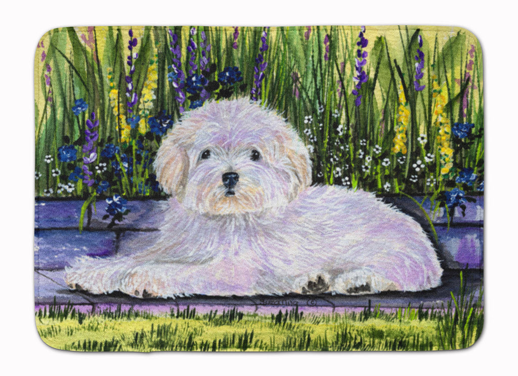 Coton de Tulear Memory Foam Kitchen Mat Machine Washable Anti-Fatigue Cushion Comfort Bath or Kitchen Rug
