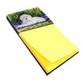 Coton de Tulear Watercolor Sticky Note Holder Refillable Dispenser Desk Accessory 3x3 Pad Gift