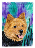Norwich Terrier House Flag 28x40 Porch Sleeve Pole Decorative Outside Yard Banner Artwork Wall Hanging, Polyester