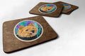 Norwich Terrier Foam Coasters Set of 4 Cup Coasters for Indoor Outdoor, Tabletop Protection, Anti Slip, Mouse pad Material