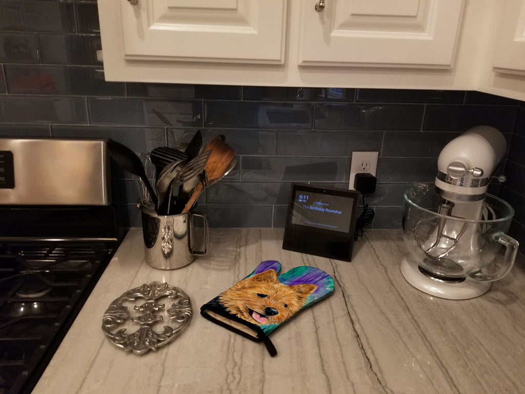 Norwich Terrier Oven Mitt Heat Resistant Thick Oven Mitt for Hot Pans and Oven, Kitchen Mitt Protect Hands, Cooking Baking Glove