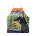 Manchester Terrier Apron Cooking Kitchen Server Baking Crafts Gardening for Adult Women Men, Unisex, Large, Multicolor