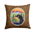 Manchester Terrier Decorative Throw Pillow 14x14 Indoor Outdoor Accent Cushion, Fabric Cover with Insert for Sofa, Bed, Porch & Living Room