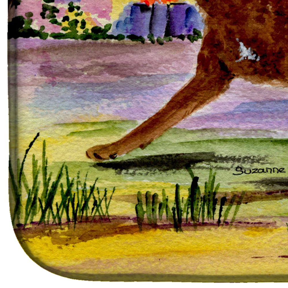 Chesapeake Bay Retriever Dish Drying Mat Absorbent Dish Drying Mat Pad for Kitchen Counter Dish Drainer Mat for Countertop, 14 x 21", Multicolor