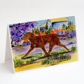 Chesapeake Bay Retriever Greeting Cards Pack of 8 Blank Cards with Envelopes Whimsical A7 Size 5x7