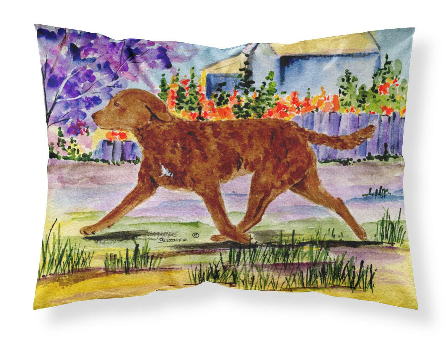Chesapeake Bay Retriever Standard Pillowcase Lightweight Super Soft Easy Care Decorative Artwork Pillowcase, Standard