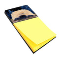 Starry Night Pekingese Watercolor Sticky Note Holder Refillable Dispenser Desk Accessory 3x3 Pad Gift