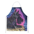 Starry Night Scottish Terrier Apron Cooking Kitchen Server Baking Crafts Gardening for Adult Women Men, Unisex, Large, Multicolor
