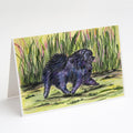 Pomeranian Greeting Cards Pack of 8 Blank Cards with Envelopes Whimsical A7 Size 5x7