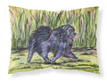Pomeranian Standard Pillowcase Lightweight Super Soft Easy Care Decorative Artwork Pillowcase, Standard